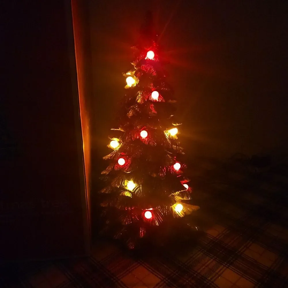 Festive LED Christmas Lighted Tree Table Decor
